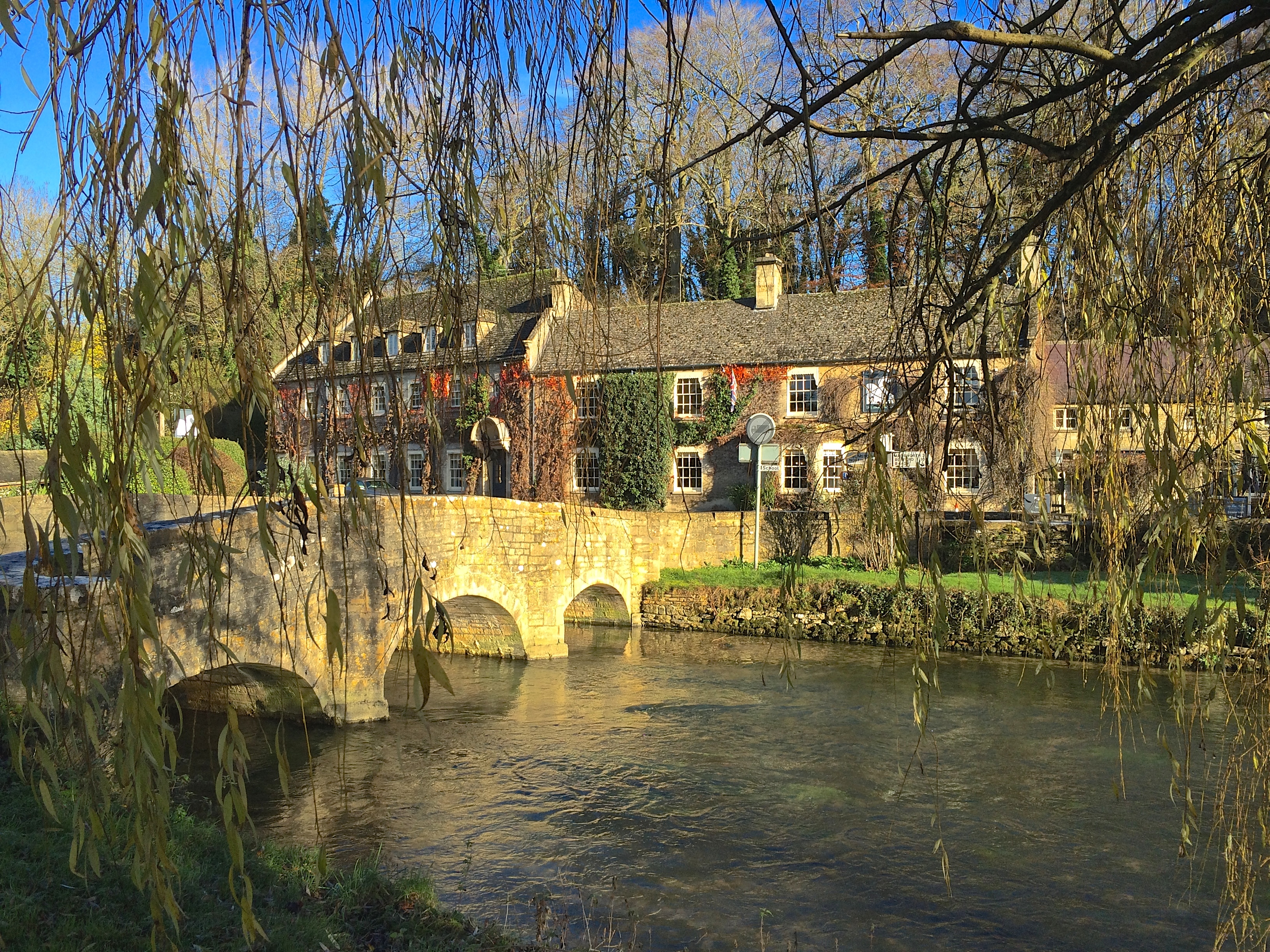 A winter's day in Bibury, Cotswolds